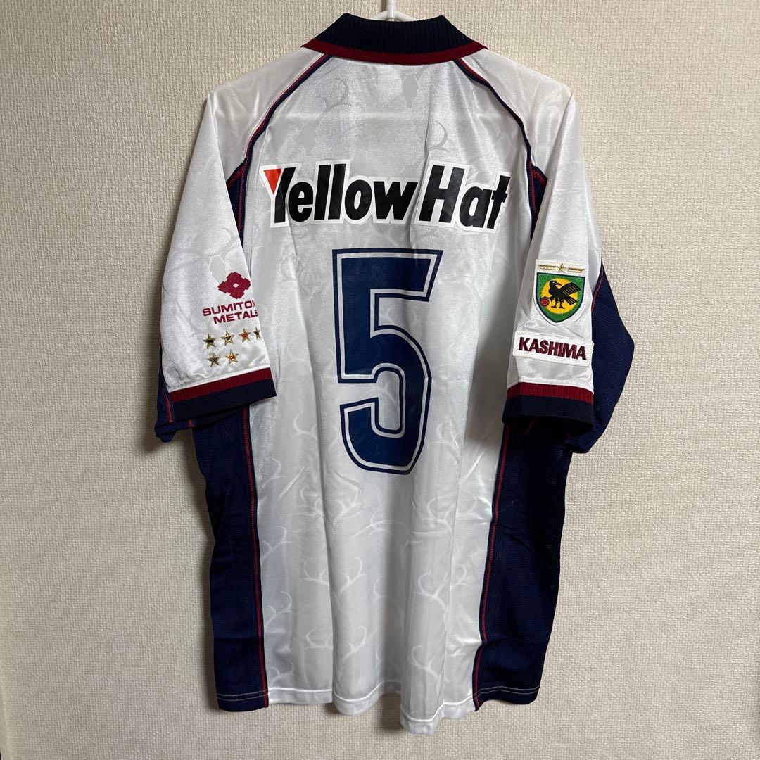 新品！タグ付き！鹿島アントラーズ　中田浩二　away 2001年　ユニフォーム