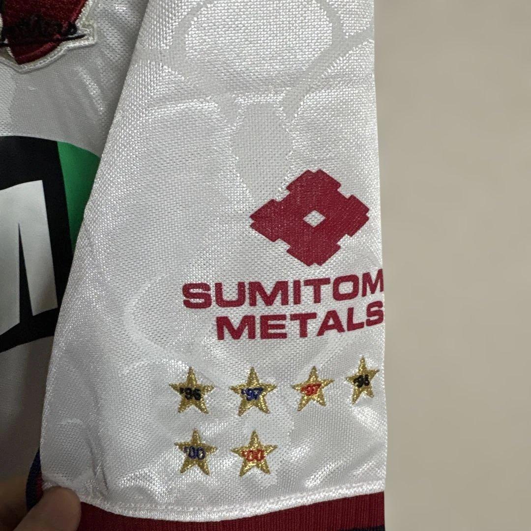 新品！タグ付き！鹿島アントラーズ　中田浩二　away 2001年　ユニフォーム
