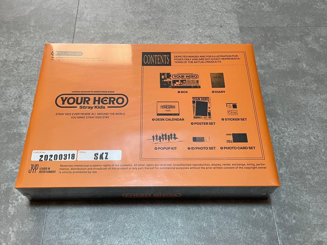 新品未開封 StrayKids スキズ シーグリ 2025 YOUR HERO