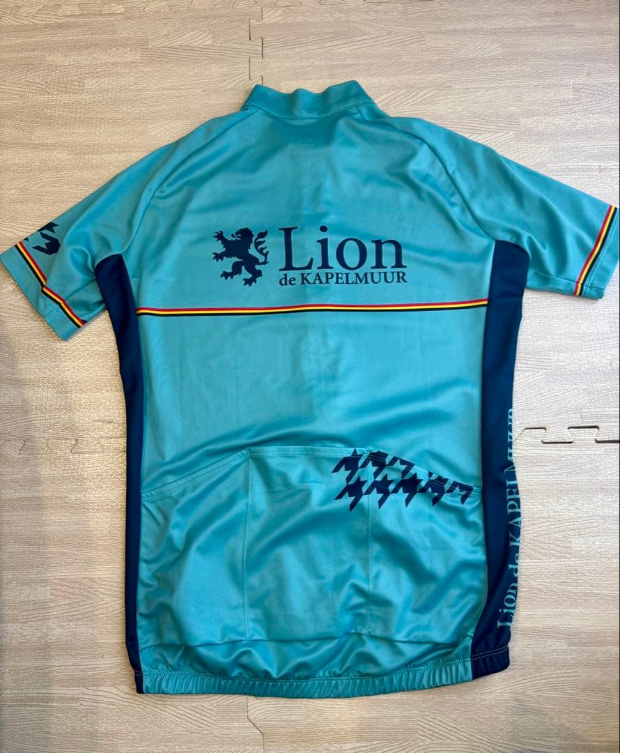Lion de Kapelmuur サイクルジャージ ミントグリーン