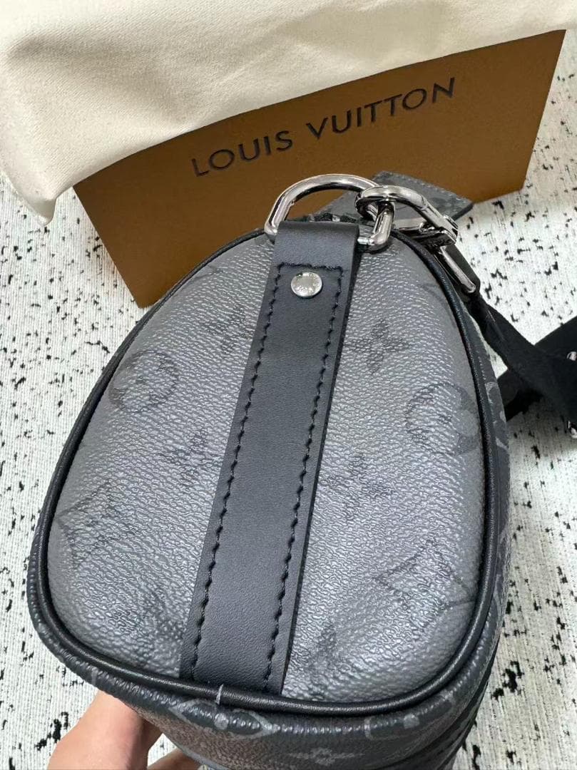 Louis *V*uitton ボストンバッグ グレー~~~