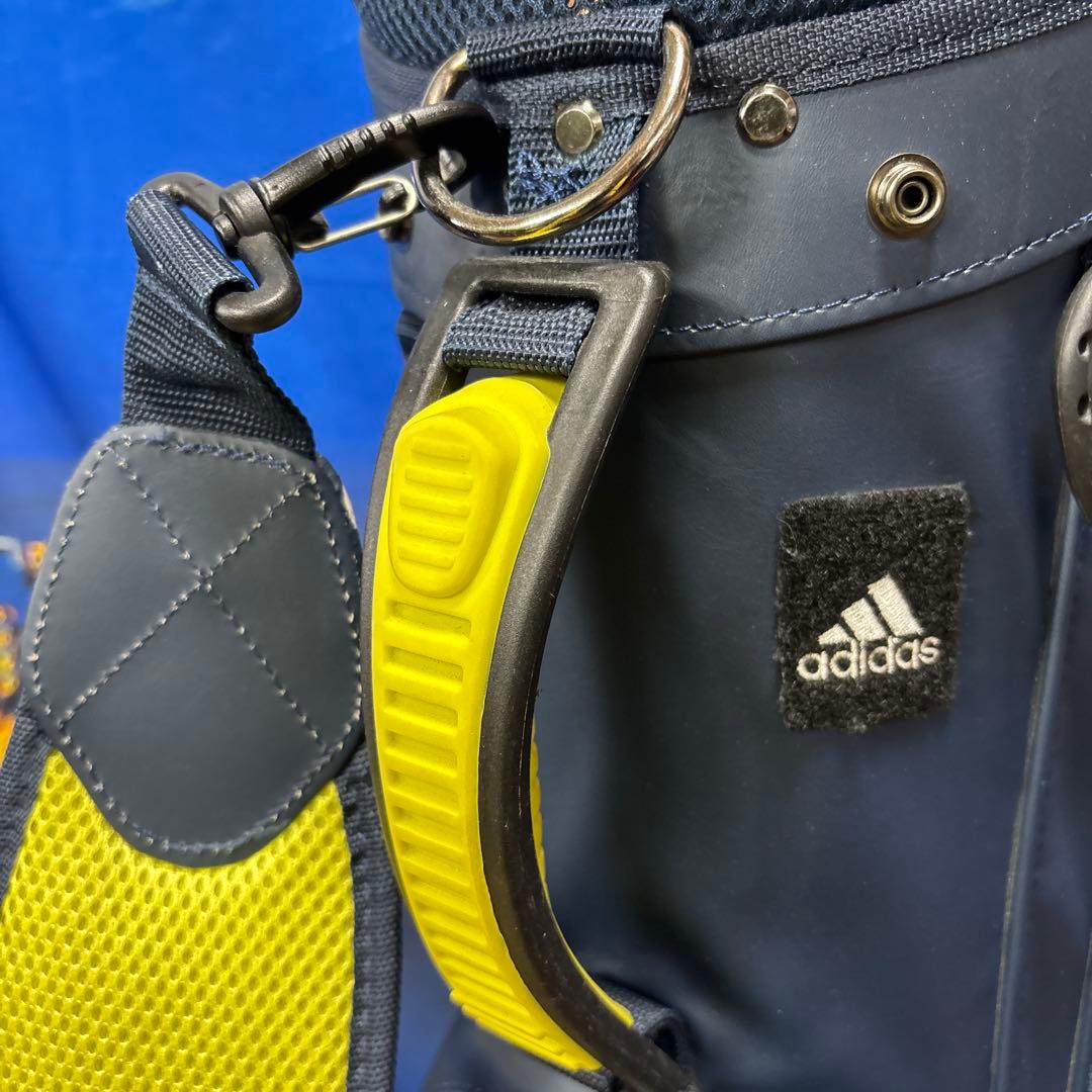 寶BV-1143 adidas アディダス キャディバッグ スタンド式 ネイビー
