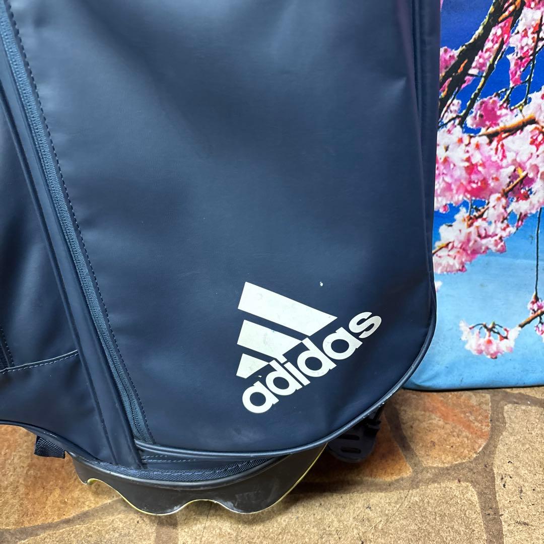 寶BV-1143 adidas アディダス キャディバッグ スタンド式 ネイビー