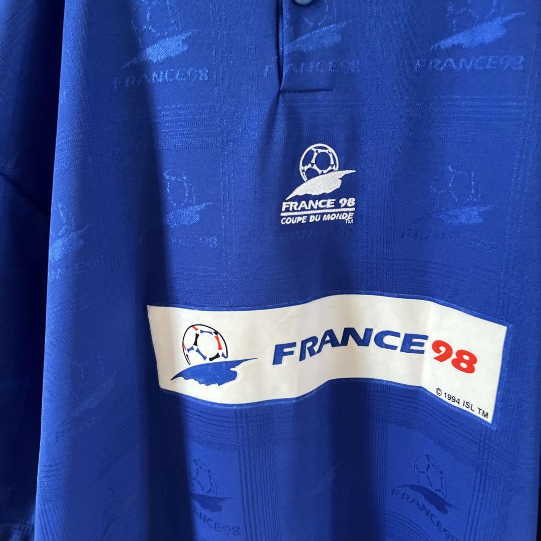 FRANCE98 ワールドカップユニフォーム　ゲームシャツ　半袖　XLサイズ