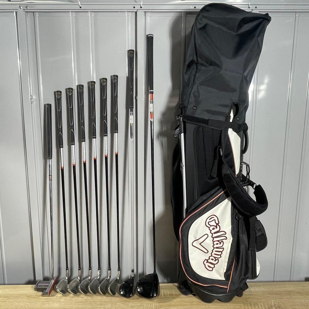 Callaway（キャロウェイ）ゴルフクラブ9本ゴルフバックセット