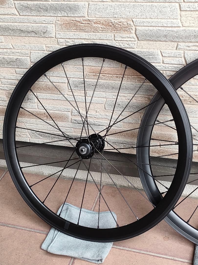 走行50km ★玉当たり調整済み★ ミニベロ 451 ホイール リム30mm美品
