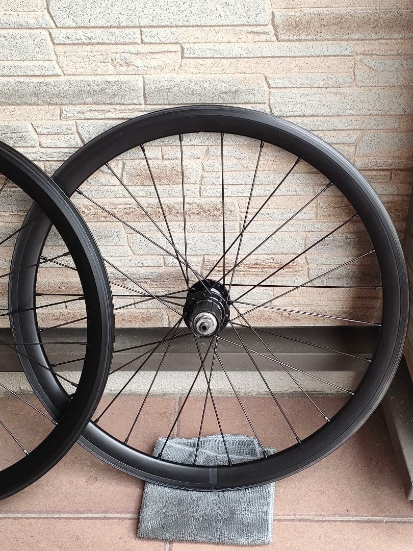 走行50km ★玉当たり調整済み★ ミニベロ 451 ホイール リム30mm美品