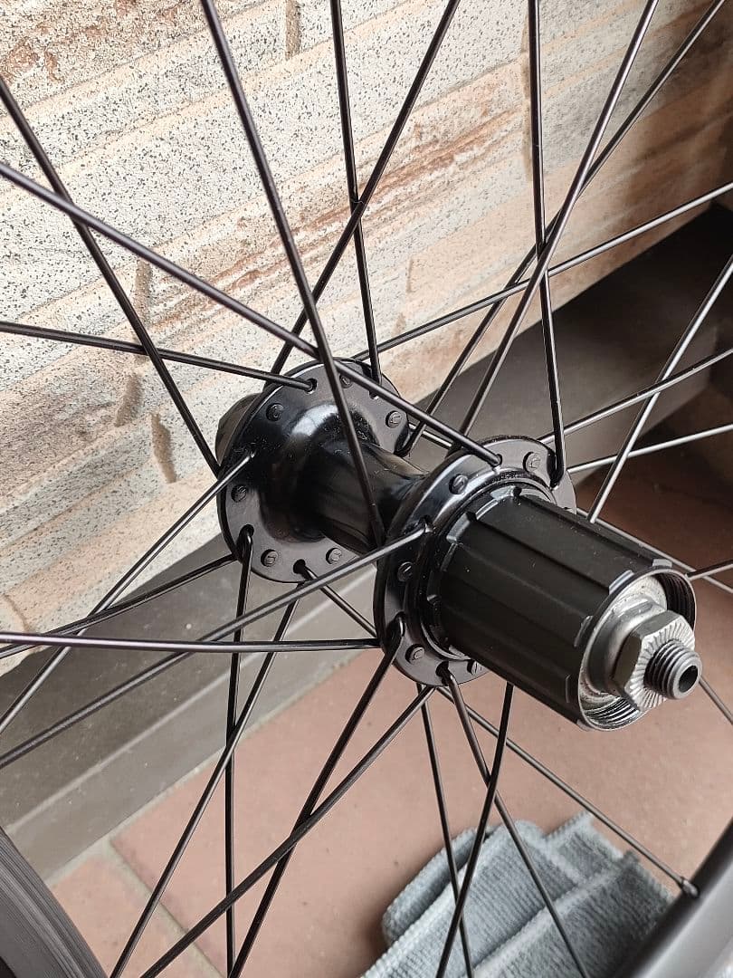 走行50km ★玉当たり調整済み★ ミニベロ 451 ホイール リム30mm美品