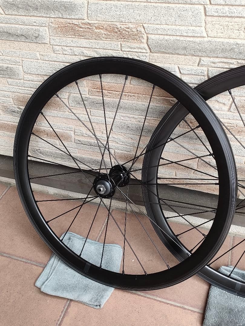 走行50km ★玉当たり調整済み★ ミニベロ 451 ホイール リム30mm美品