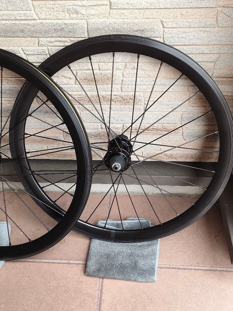 走行50km ★玉当たり調整済み★ ミニベロ 451 ホイール リム30mm美品