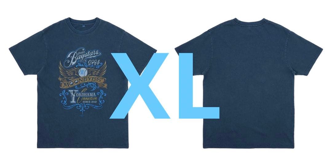 横浜DeNAベイスターズ×MOONEYES/ビンテージTシャツ XLサイズ