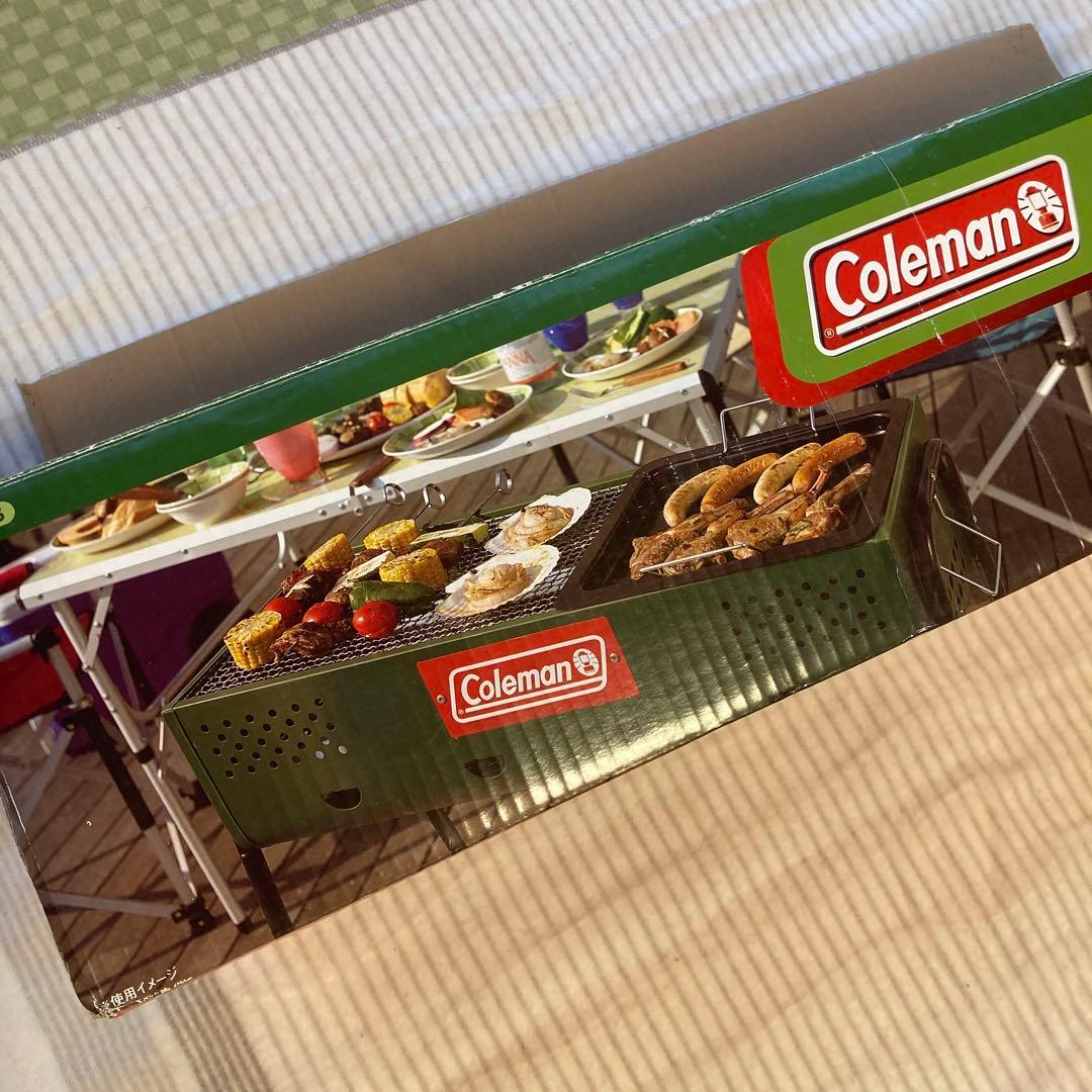 Coleman バーベキューコンロ グリル 2way　グリーン　6～7人