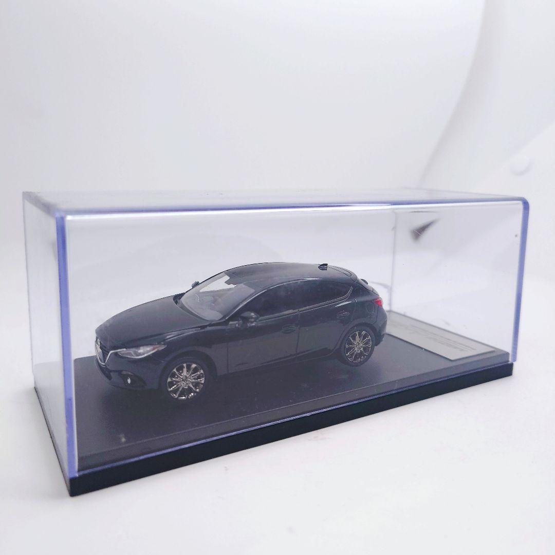 1/43　マツダ アクセラ ハッチバック　AXELA ブラック ミニカー