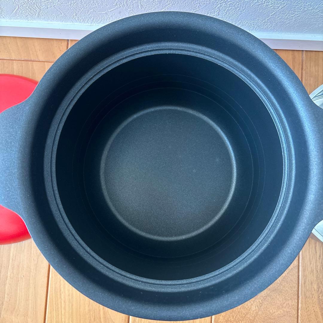 万能鍋 大 栗原はるみ 両手鍋 蒸し器付き