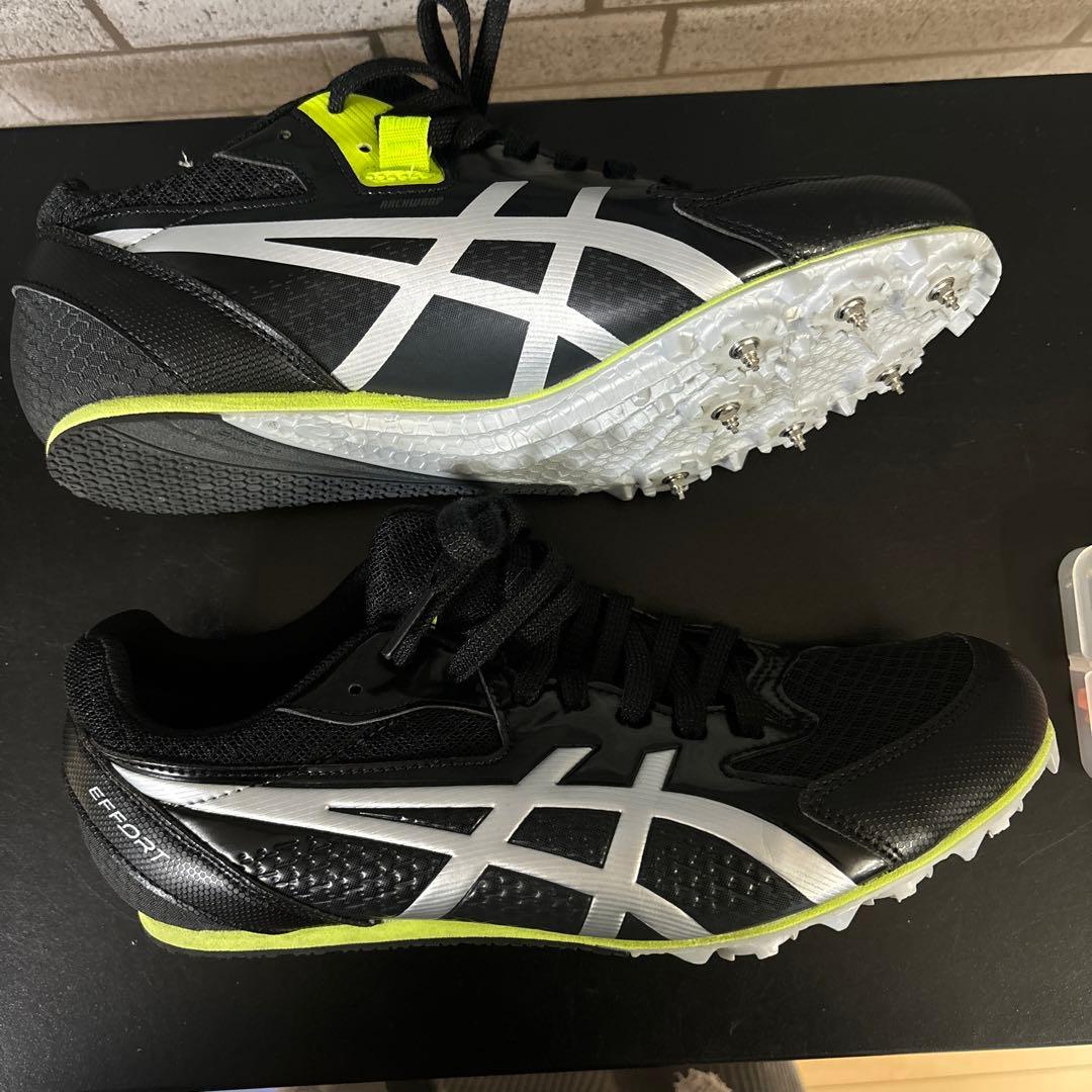 アシックス　25.5 EFFORT 13 スパイクピン　スパイク　セット　陸上