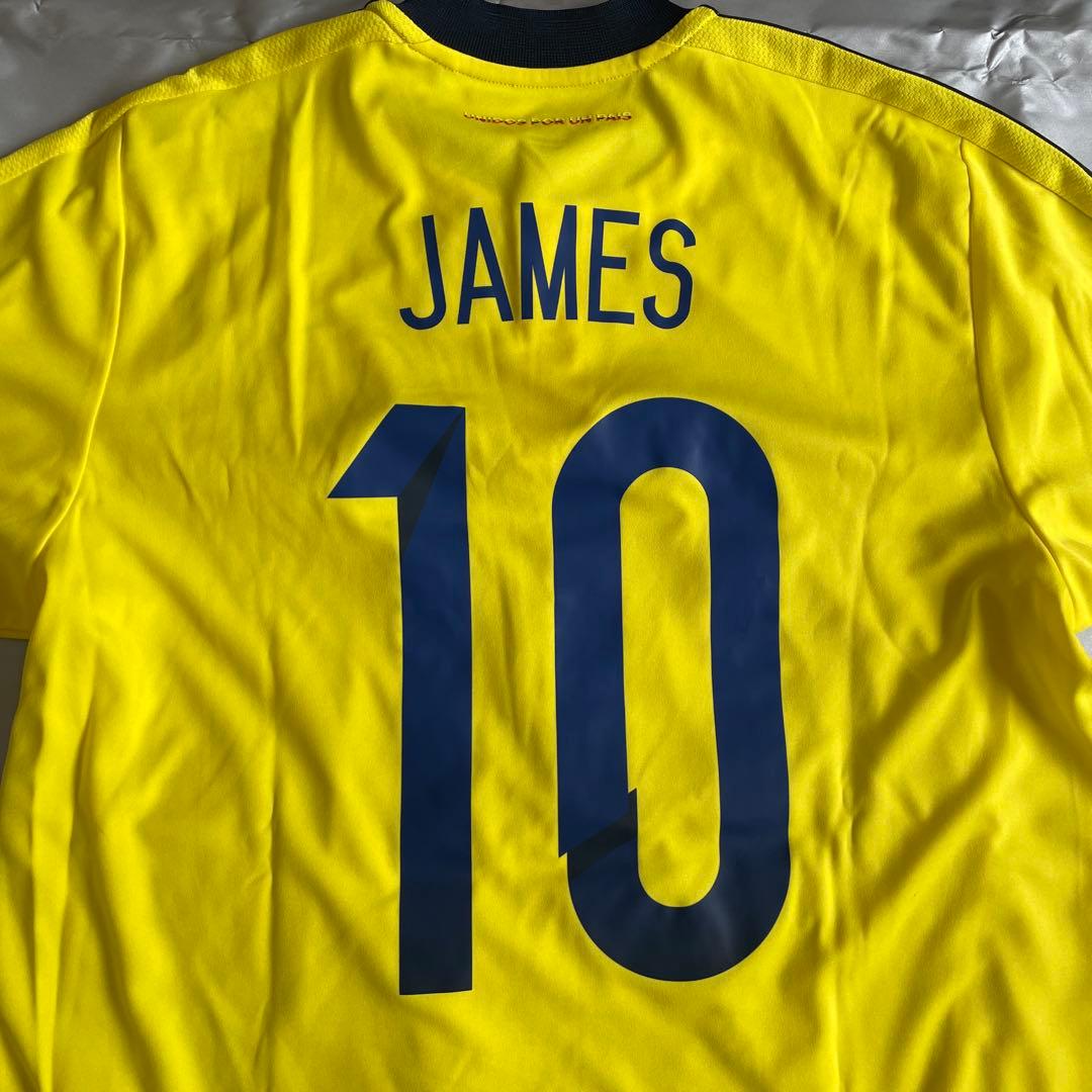 adidas サッカーシャツ ハメス10