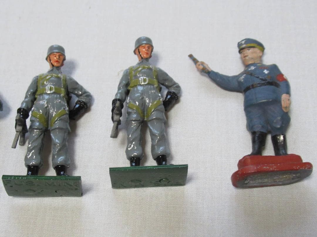 1980年代 英国製◆フュージリア SET19 ミニチュア WW2ドイツ歩兵6体