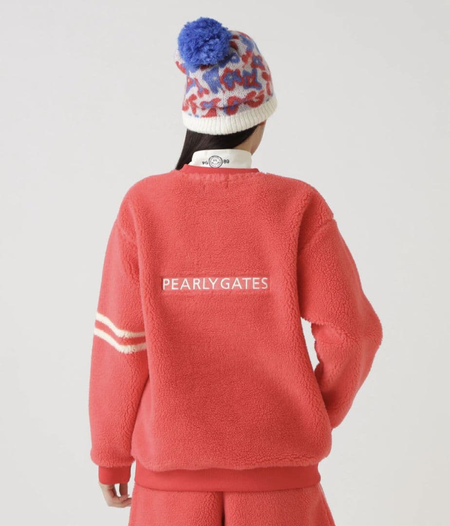 新品　ハイパイルボアパネルJQクルーネックカットソー