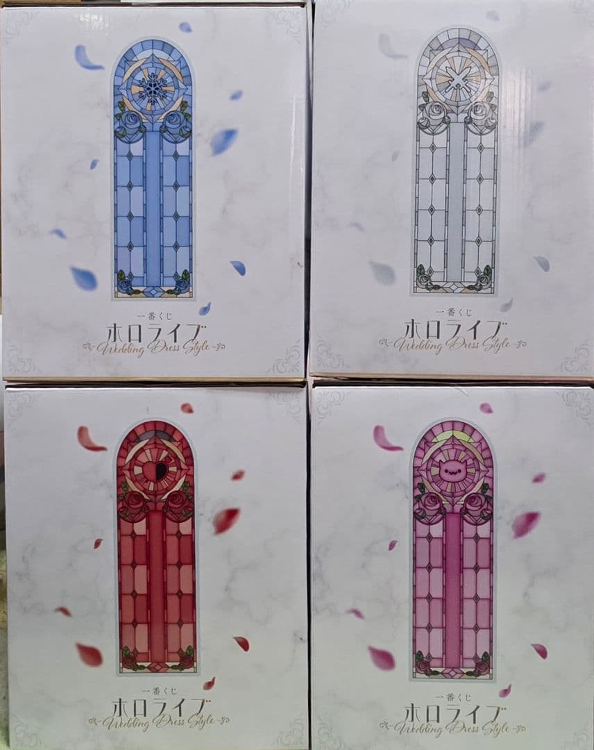 ホロライブ一番くじ　宝鐘マリン　常闇トワ　白銀ノエル　雪花ラミィ　ウエディング
