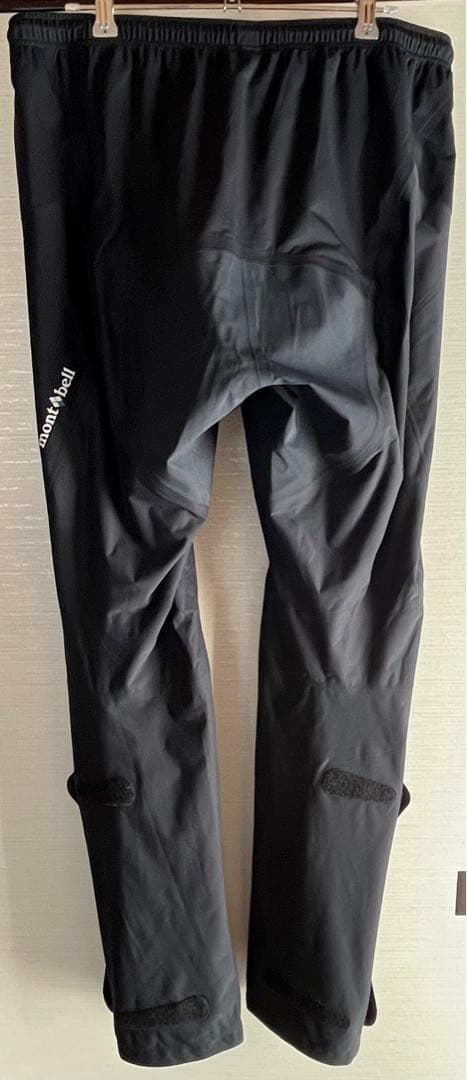 新品mont-bell スーパーストレッチサイクルレインパンツ L ブラック