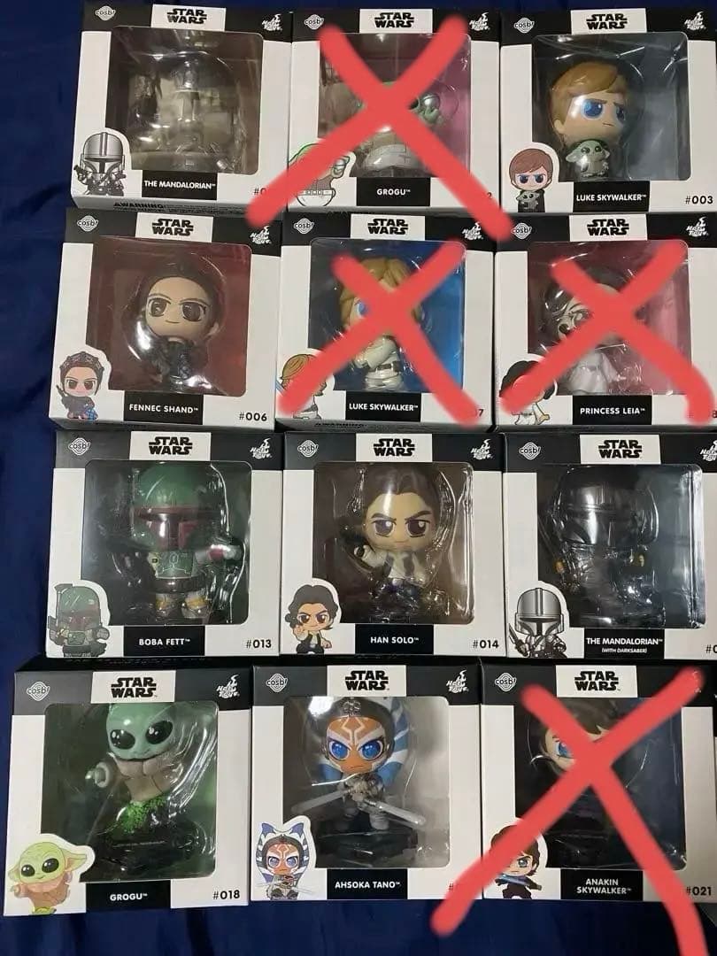 【バラ売可能】コスビ　スター・ウォーズ・コレクション　14点セット