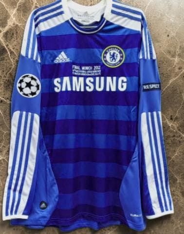 チェルシー ホーム 長袖ユニフォーム ランパード 8番 サッカーシャツ