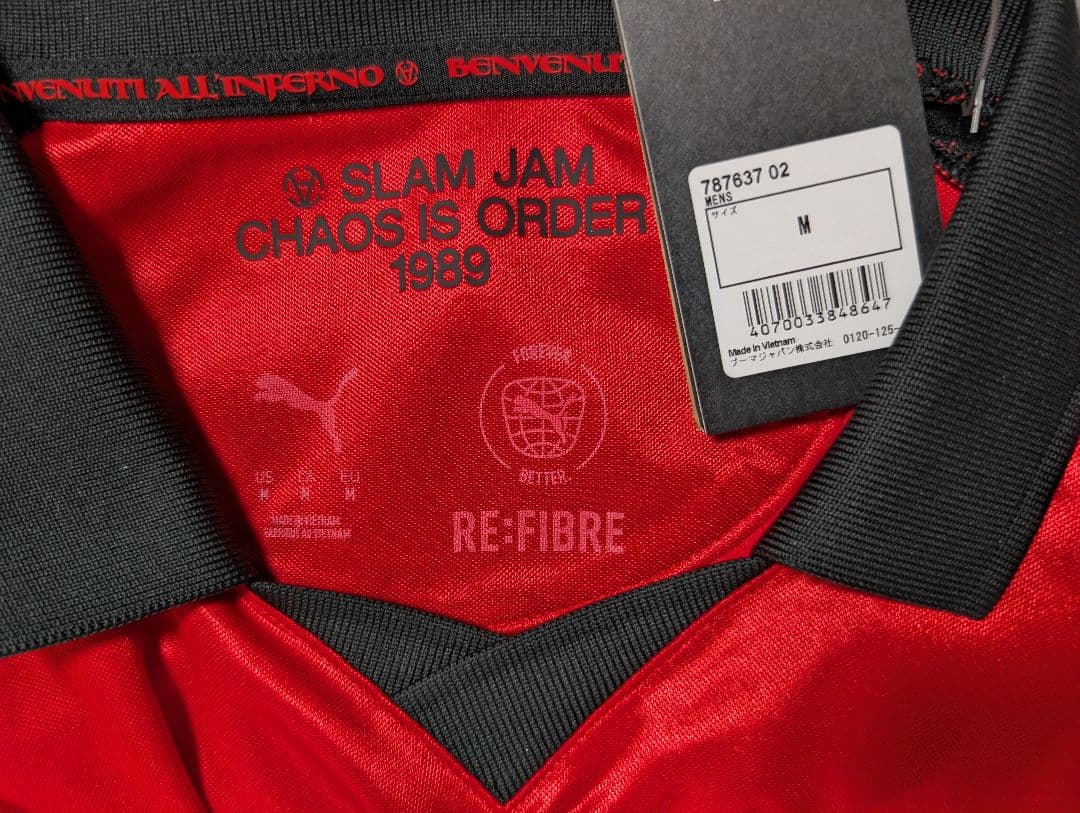 ACミラン X SLAM JAM 4th 長袖ユニフォーム US Msize新品