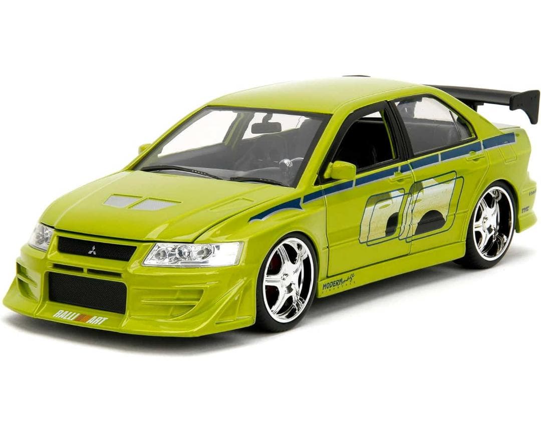 1/24 三菱 ランエボⅦ ワイルドスピード ジャダトイズ製ダイキャストミニカー