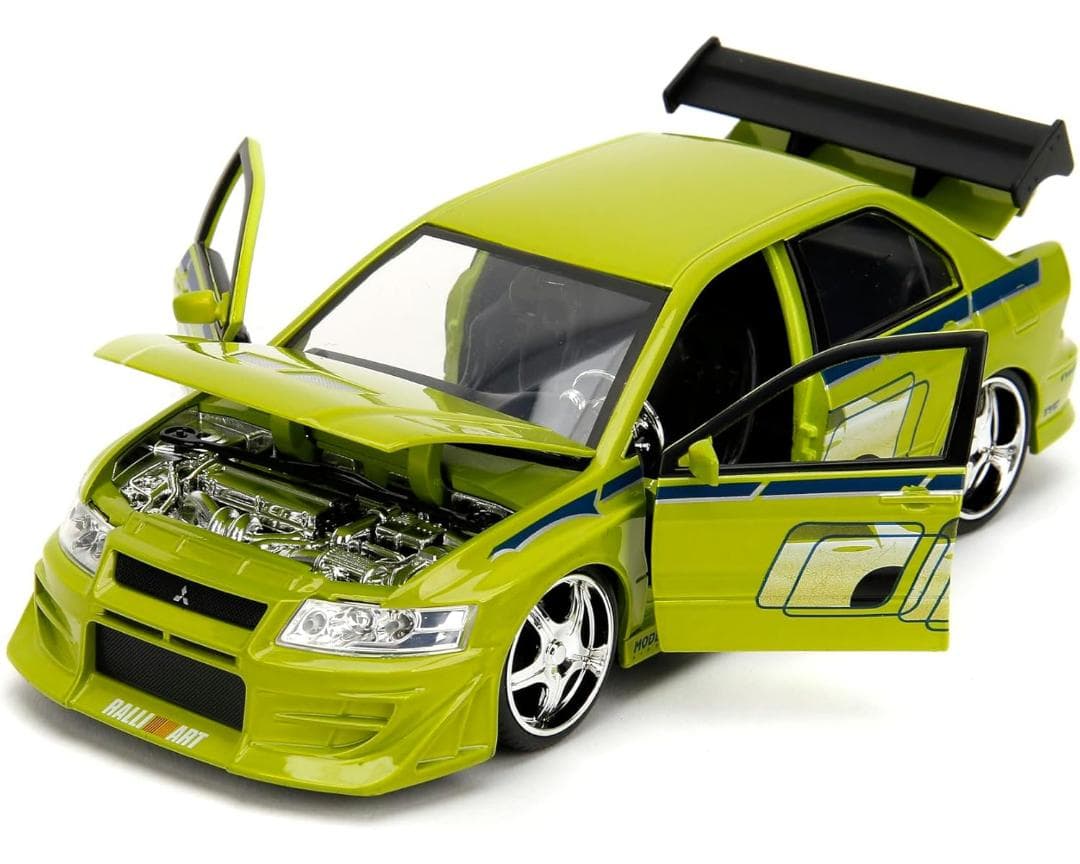 1/24 三菱 ランエボⅦ ワイルドスピード ジャダトイズ製ダイキャストミニカー