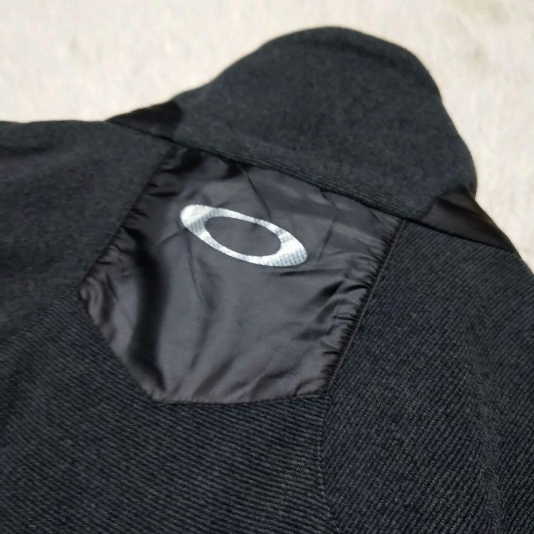 【希少】オークリー 中綿ジャケット スカル ゴルフウェア ブラック OAKLEY