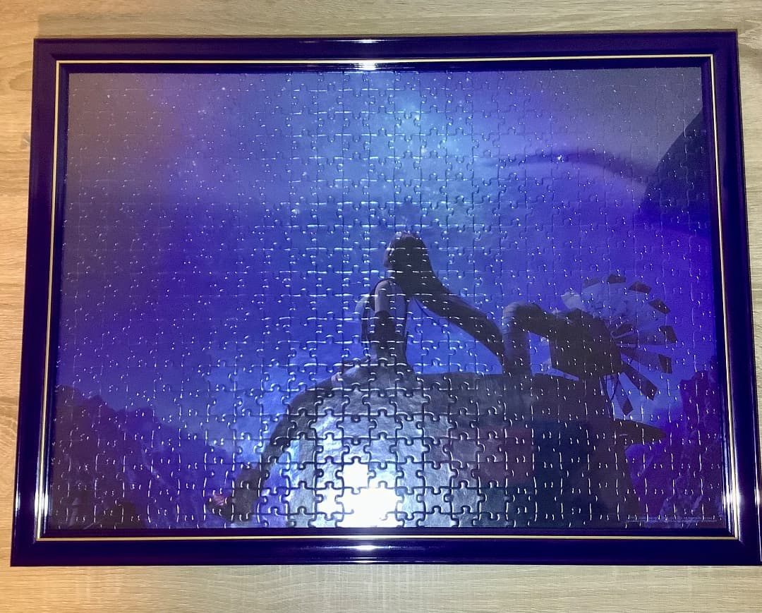 ファイナルファンタジー　ジグソーパズル　ティファ　キーアート　糊付けなし　額付き