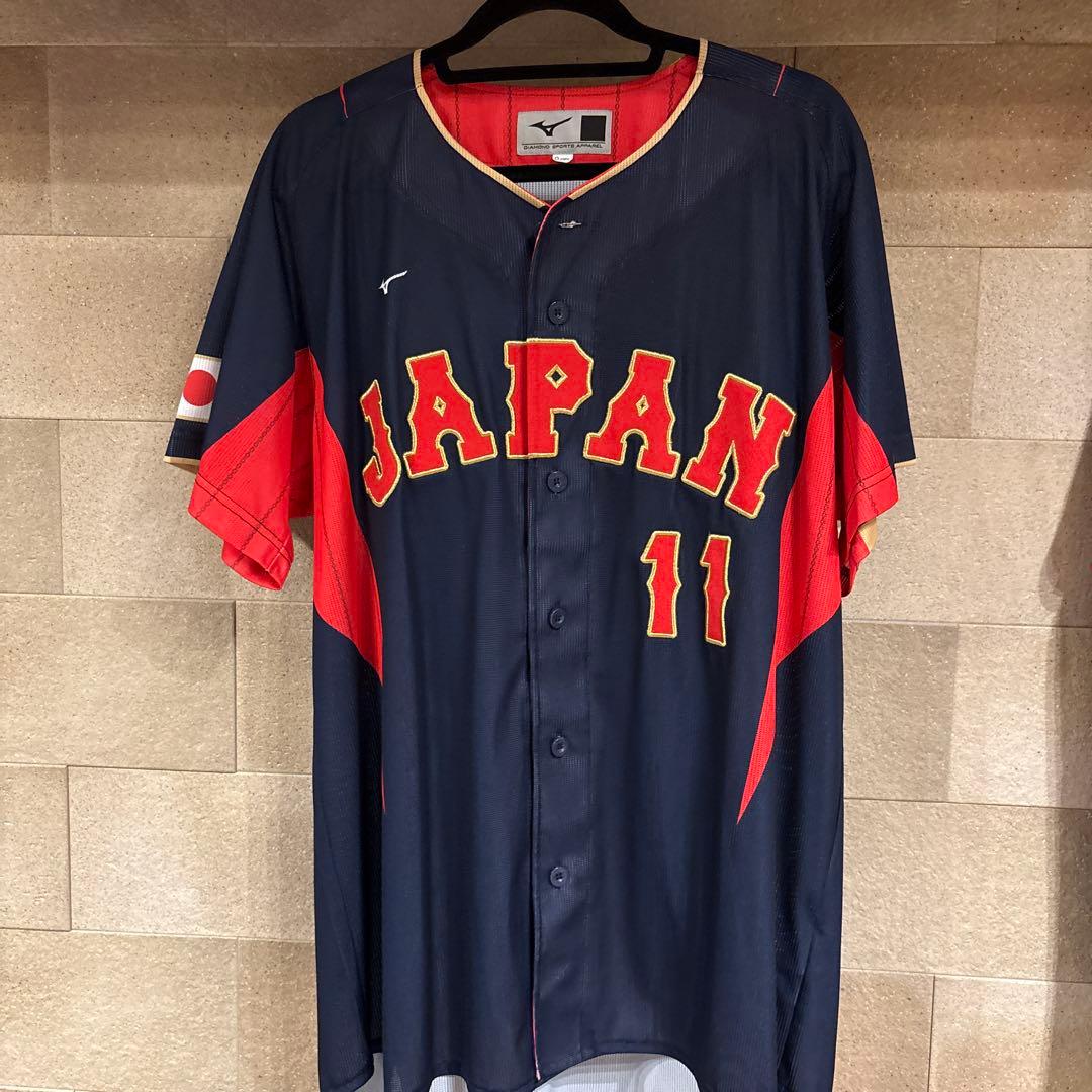 2023年WBC 侍ジャパン ダルビッシュ選手ユニフォーム 刺繍タイプ Oサイズ
