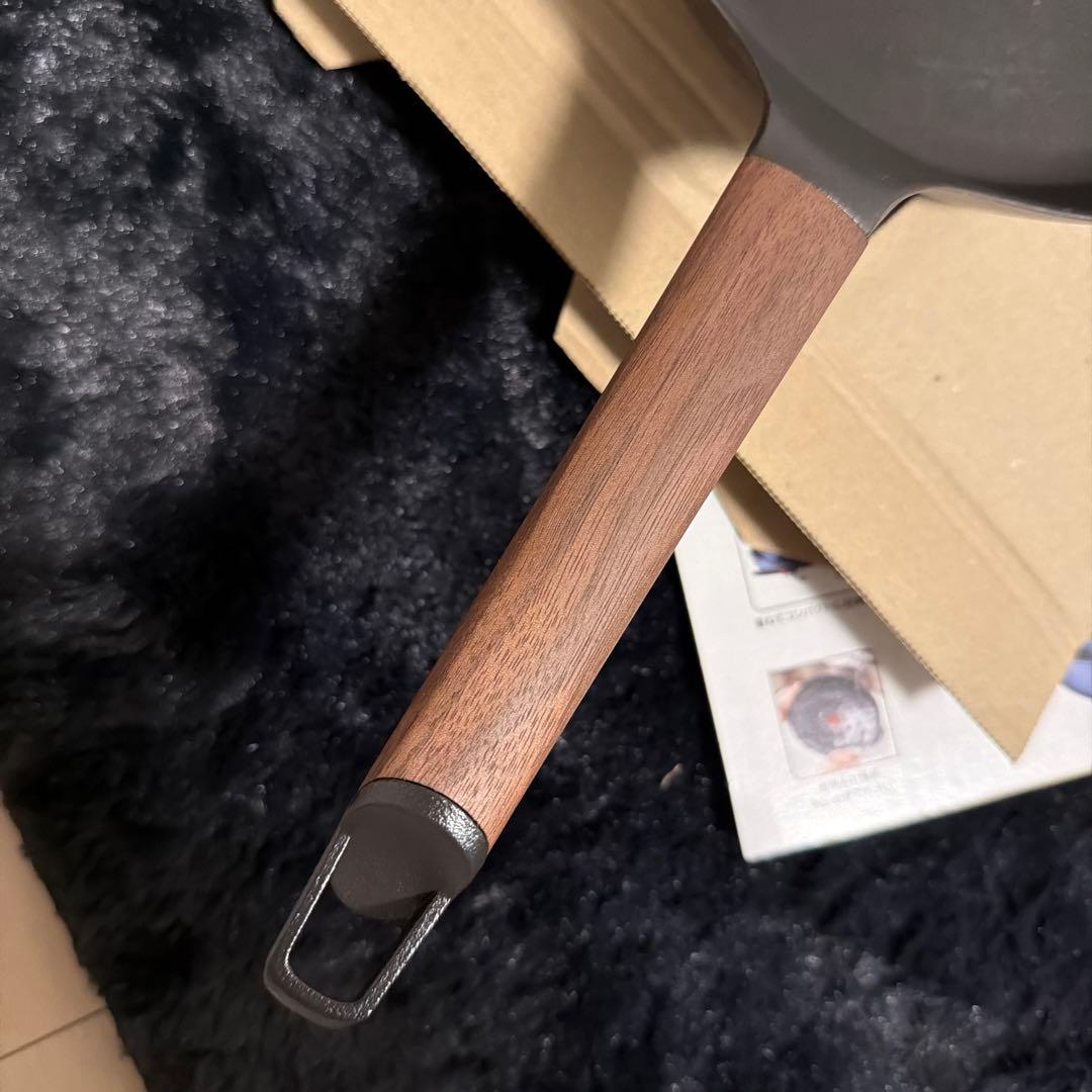 バーミキュラ フライパン 24cm DEEP ウォールナット