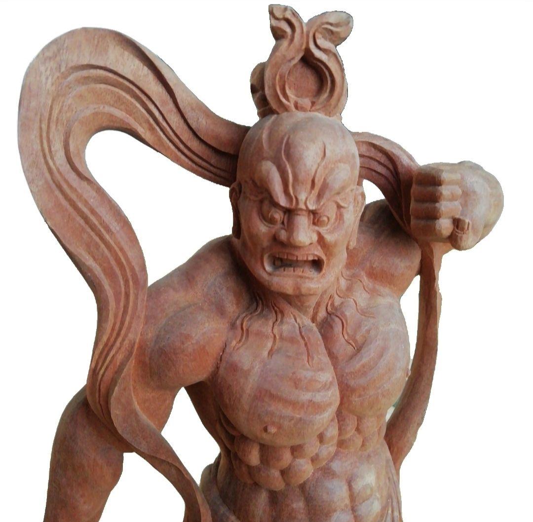仁王像　金剛力士　阿形　吽形　木彫り