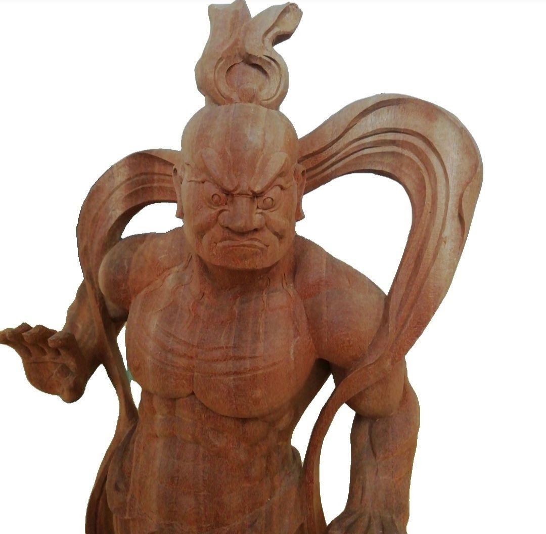 仁王像　金剛力士　阿形　吽形　木彫り