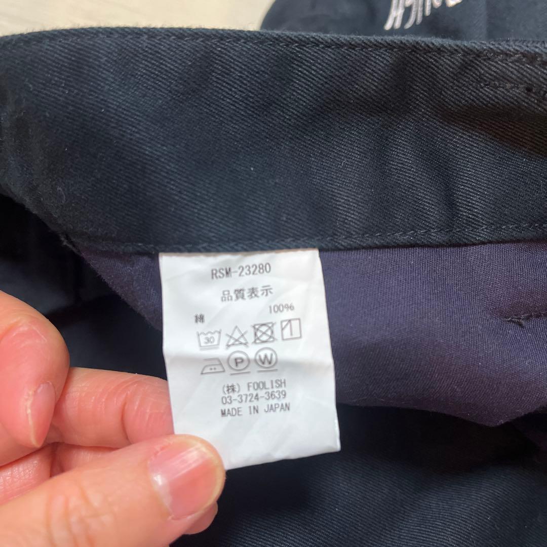 rough and swell パンツ　紺　新品　メンズ　ゴルフ　ラフアンド　L