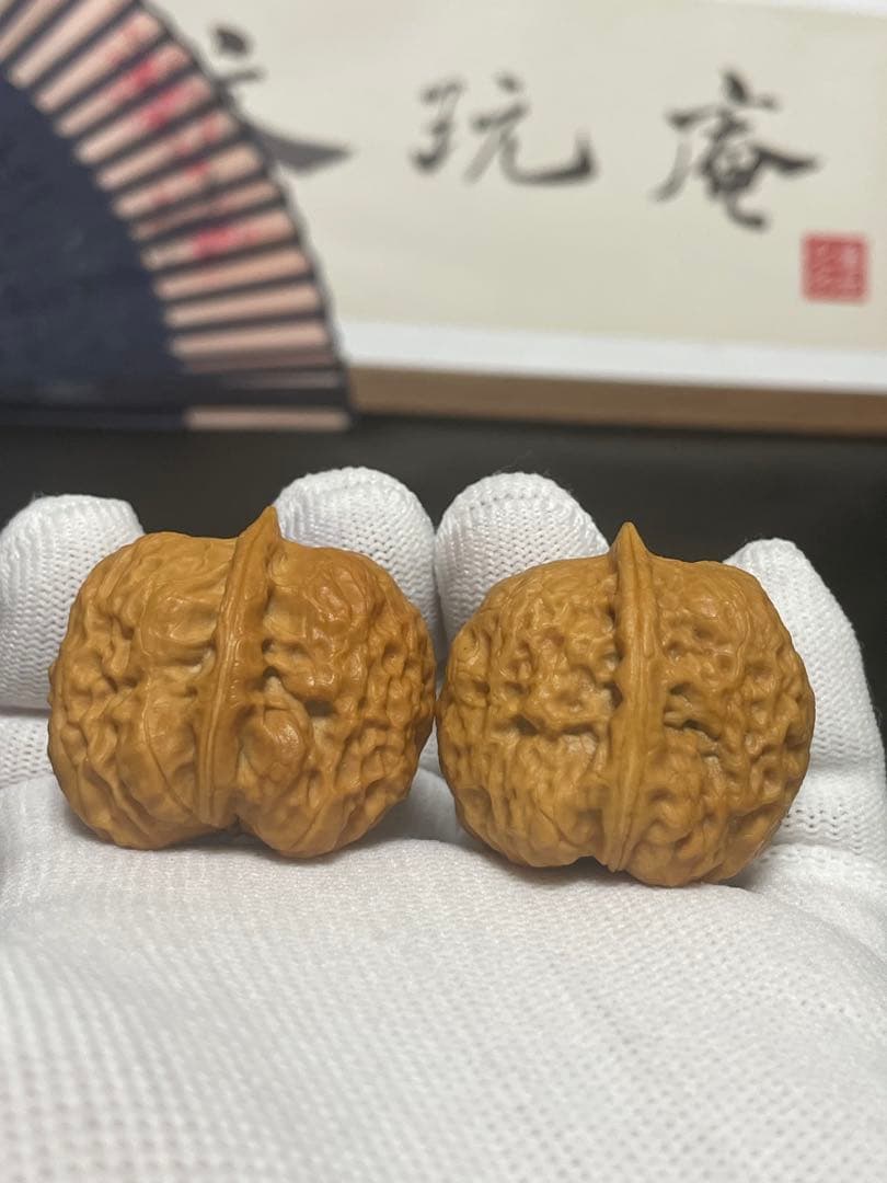 ❤️新入荷❤️No.621❤️文玩くるみ（文玩核桃） 鉄くるみの蛤蟆头