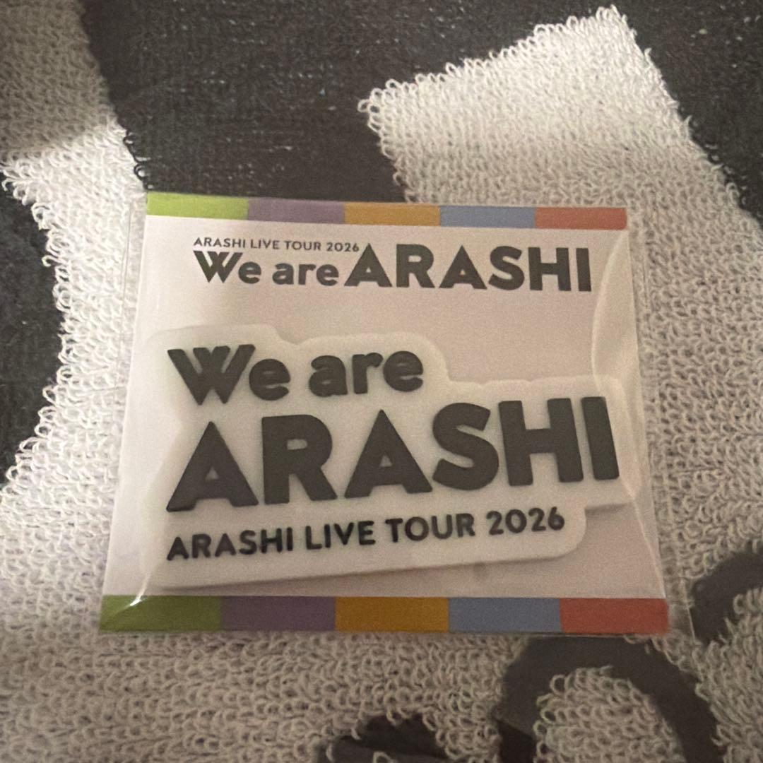 嵐「We are ARASHI」タオル・マスキングテープ・ロゴマグネット