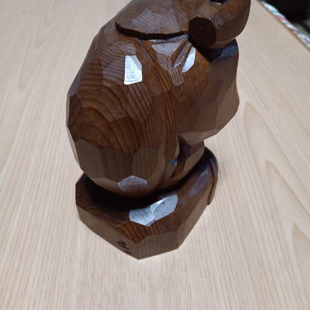 飛騨一位細工　大黒様　木製彫刻