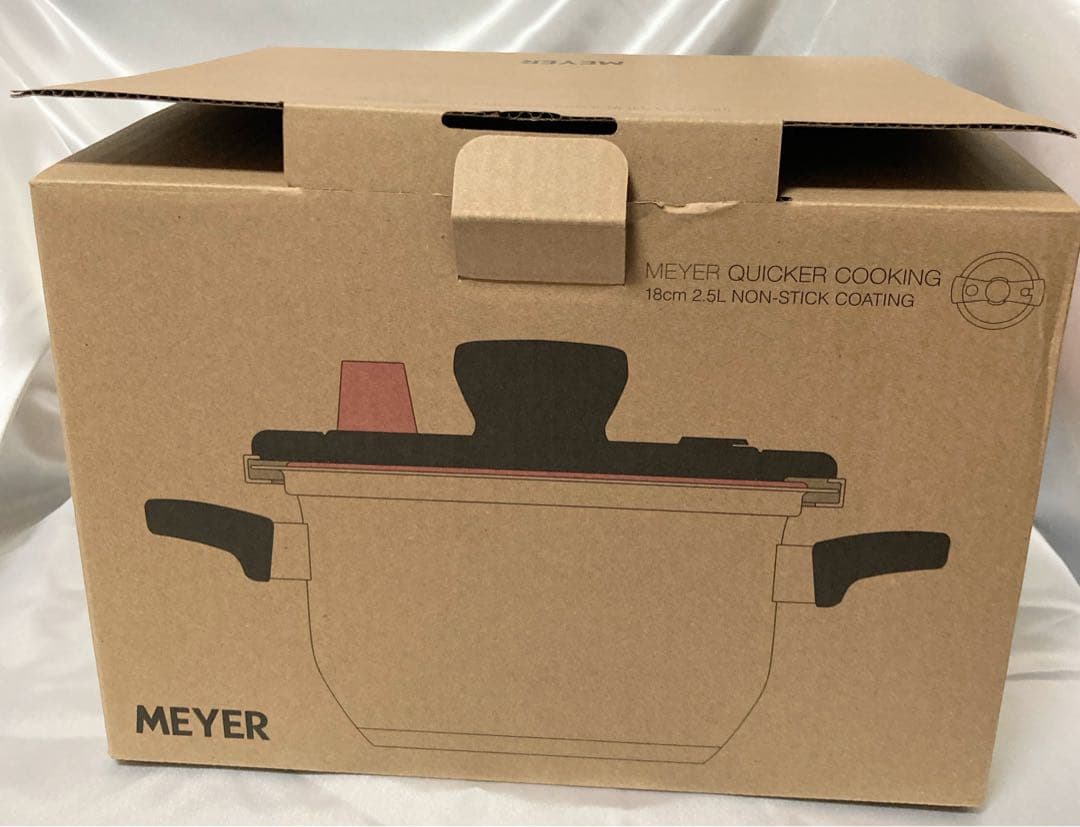 MEYER 圧力鍋 2.5L シルバー/ピンクサクラ限定カラー