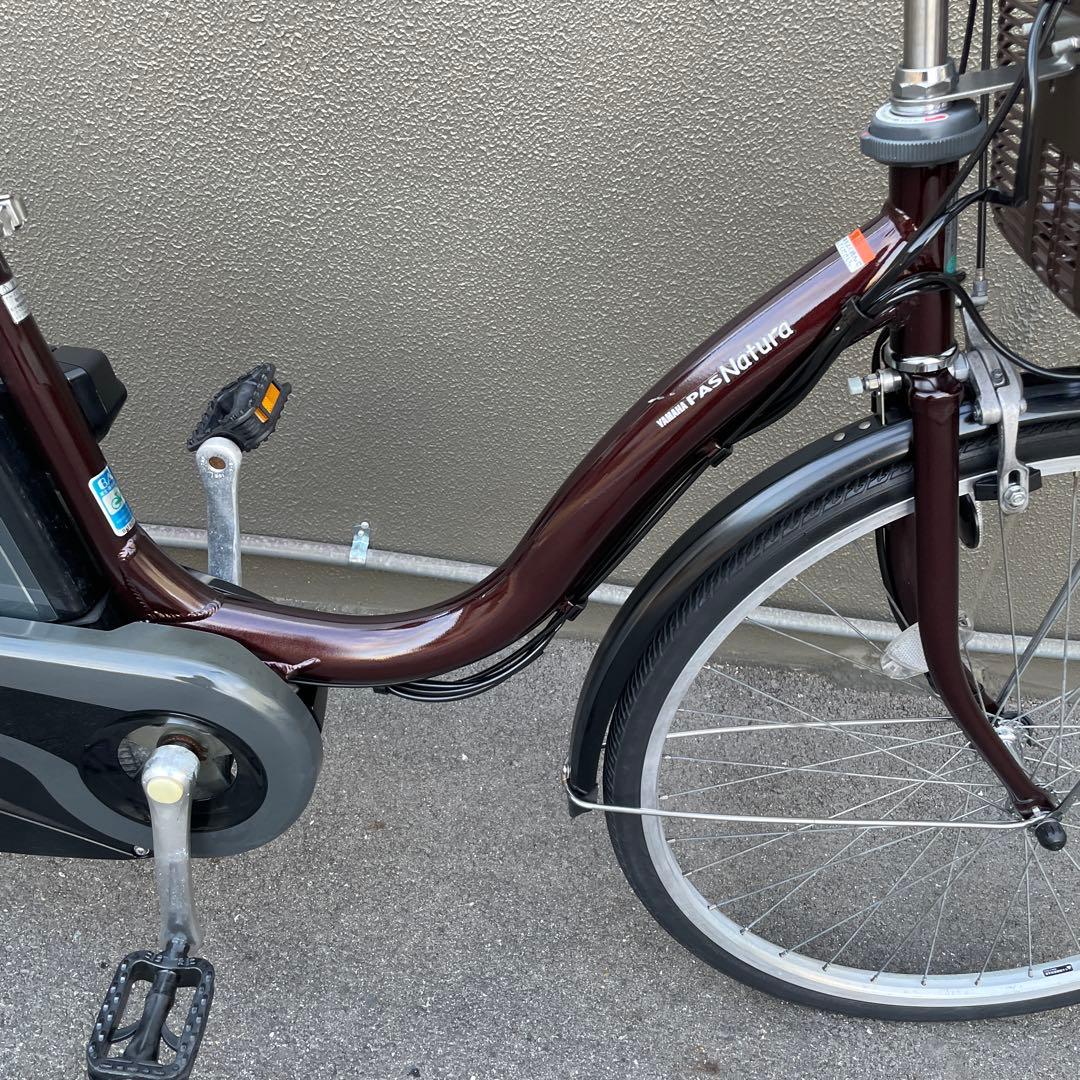 ヤマハ電動アシスト自転車26インチ 12.3Ah ブラウン