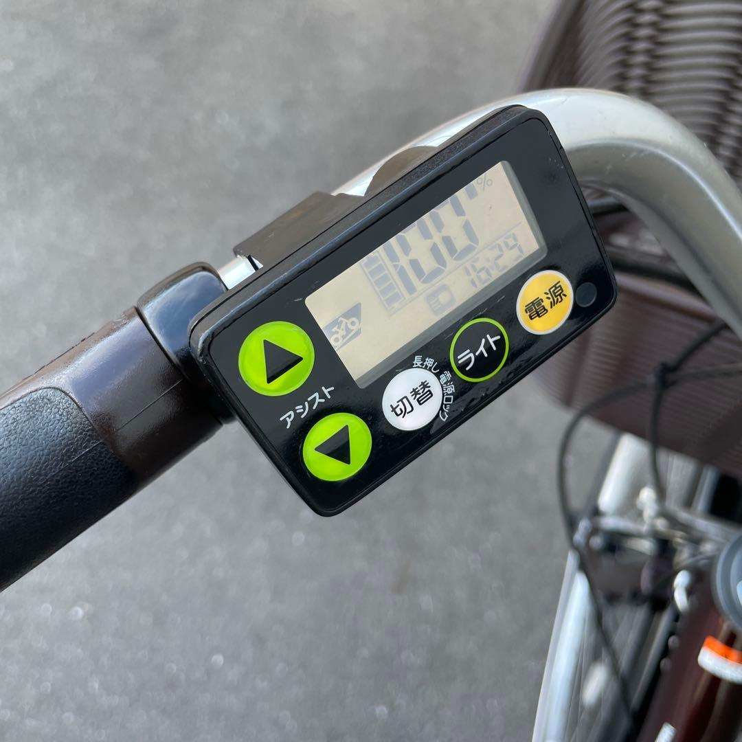 ヤマハ電動アシスト自転車26インチ 12.3Ah ブラウン