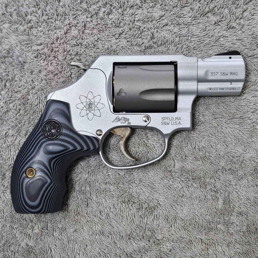 稀少☆ タナカ 純正ガスリボルバー S&W M360SC G10グリップ