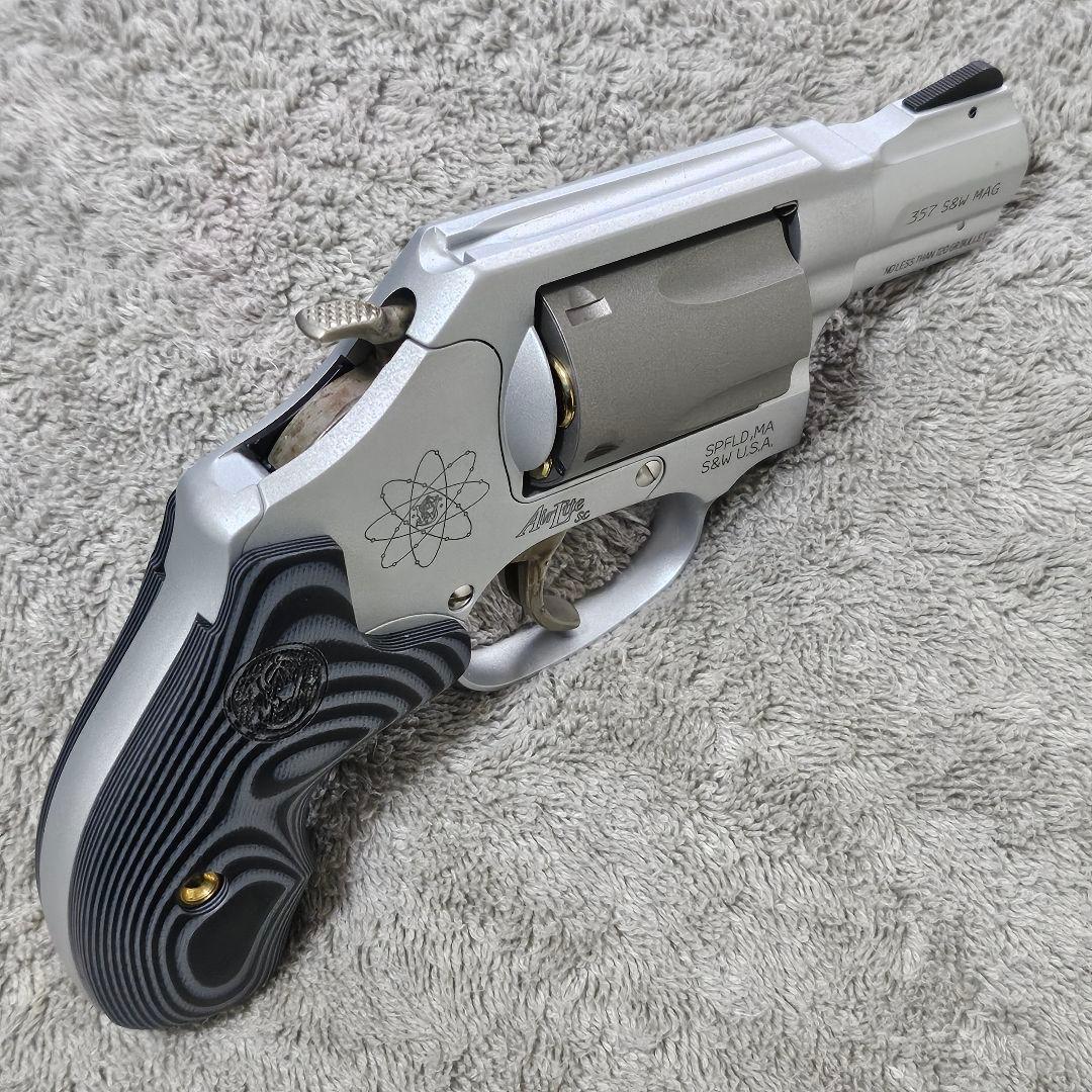 稀少☆ タナカ 純正ガスリボルバー S&W M360SC G10グリップ