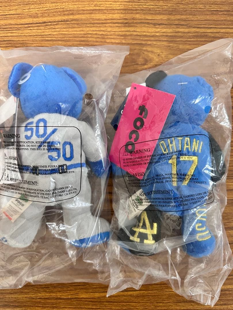 ドジャース 大谷翔平 5050記念 クマ ぬいぐるみ