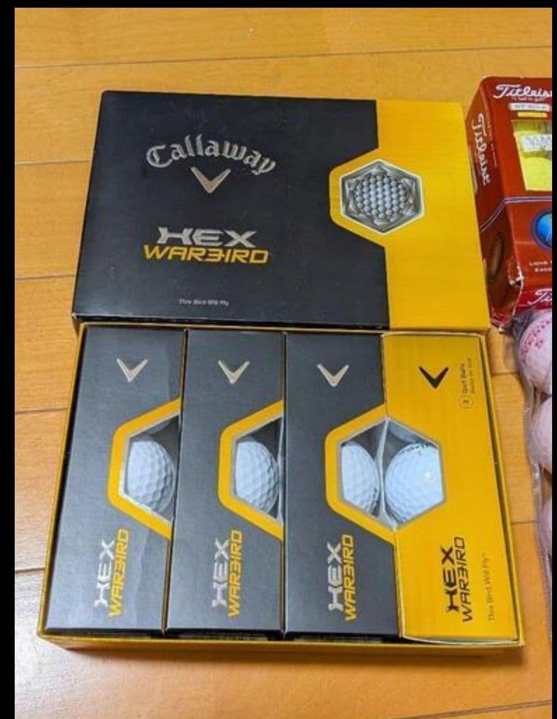 値下げ　Callaway HEX WARIRD ボール12個　アクセサリーセット