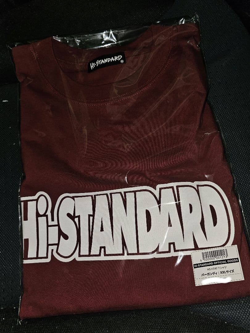 Hi-STANDARD　SNB HS-FAT Tシャツ XXL　バーガンディ