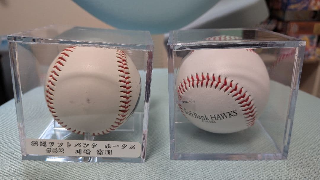 福岡ソフトバンクホークス直筆サインボール2個 川崎宗則 松田宣浩