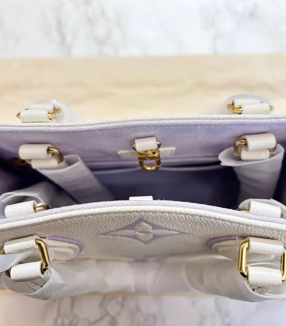 LOUIS VUITTON トートバッグ ホワイト ラベンダー rr