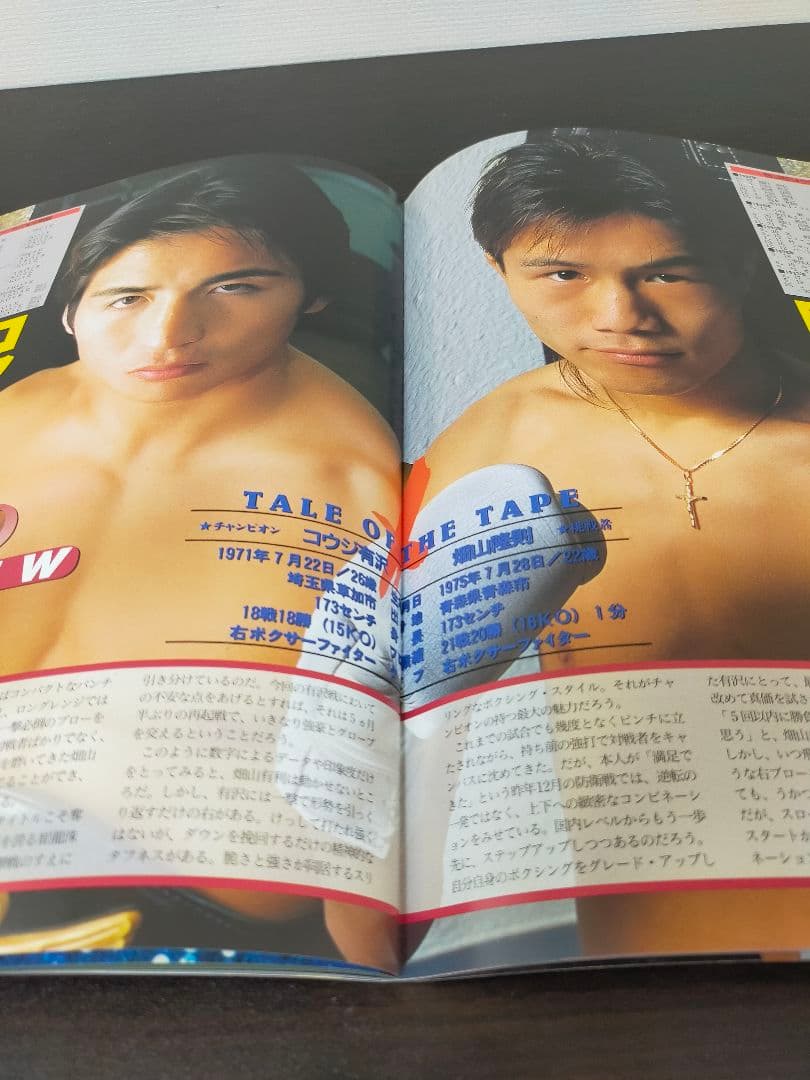 畑山隆則×コウジ有沢 戦パンフレット